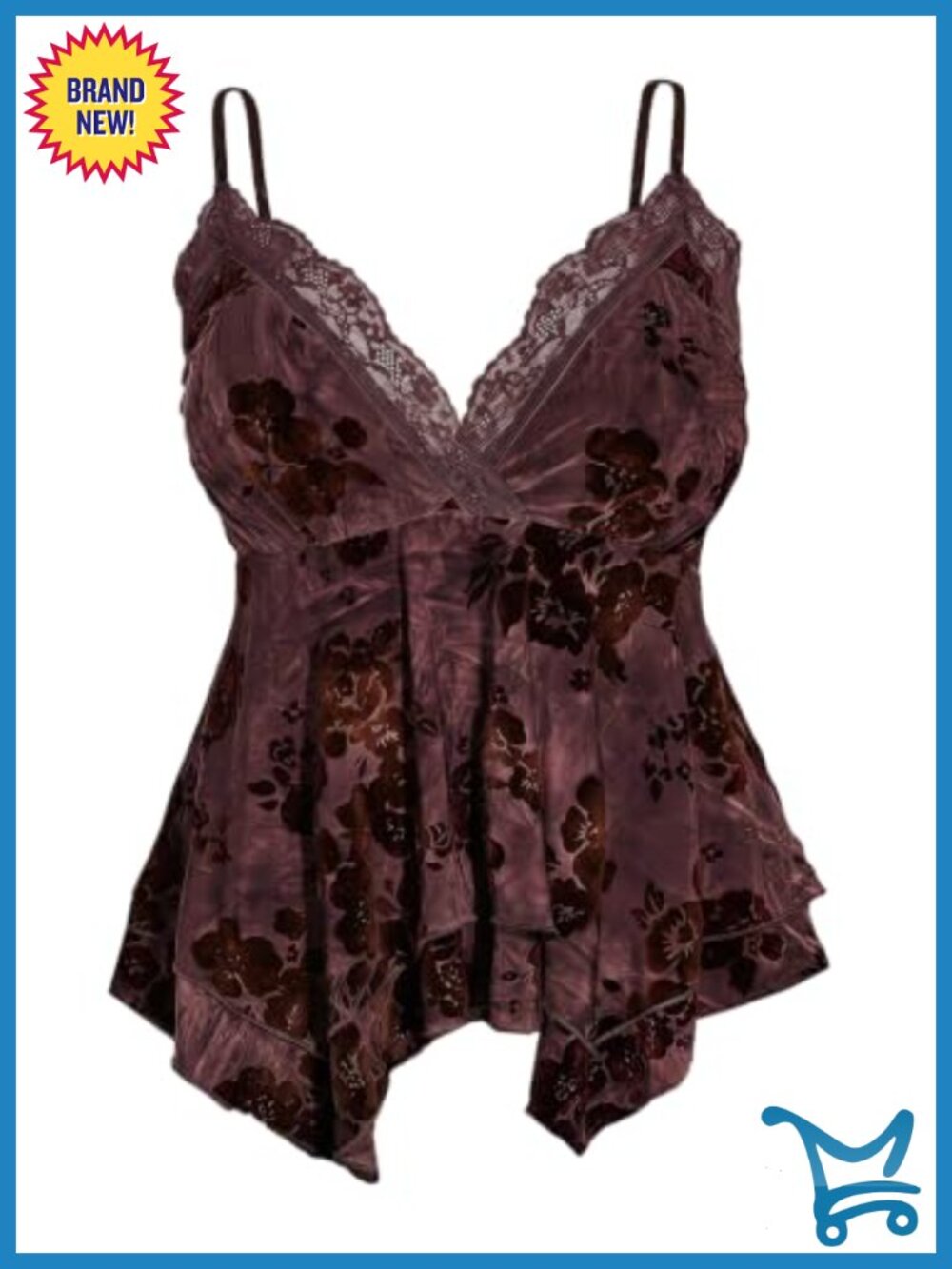 Plus Size Babydoll Top Sleeveless Wrap V Neck Asymmetrical Tiered Hem